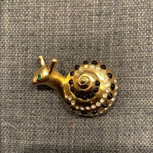 Snail brooch